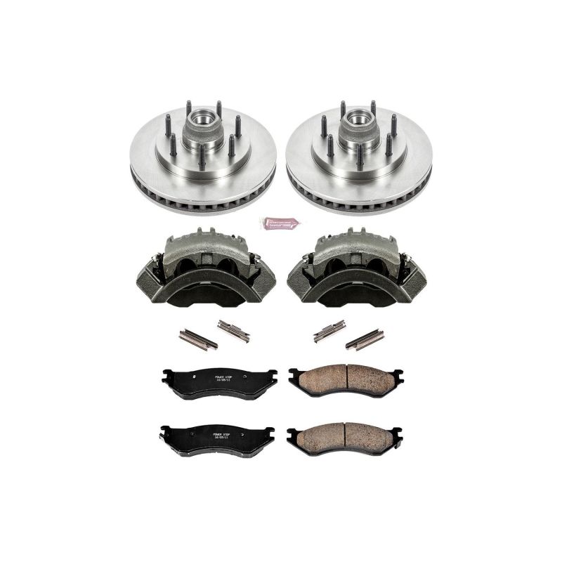 Power Stop 00-01 Ford F-150 Front Autospecialty Brake Kit w/Calipers - KCOE5138