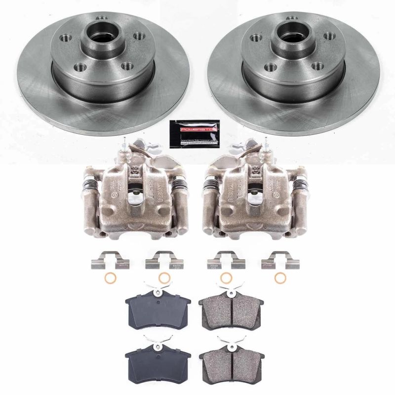 Power Stop 94-99 Volkswagen Golf Rear Autospecialty Brake Kit w/Calipers - KCOE512