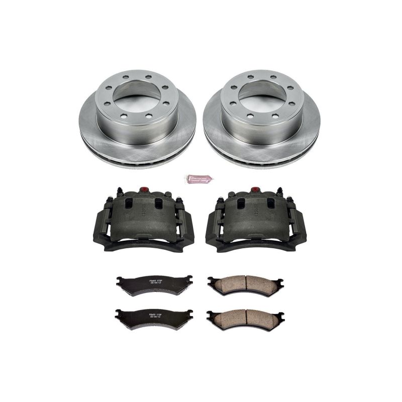 Power Stop 2007 Ford E-150 Rear Autospecialty Brake Kit w/Calipers - KCOE5203