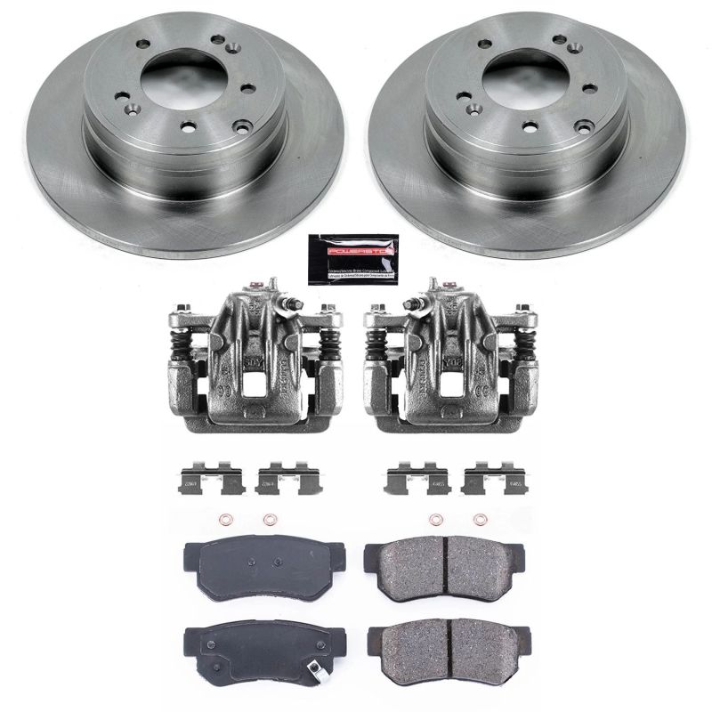 Power Stop 06-08 Hyundai Sonata Rear Autospecialty Brake Kit w/Calipers - KCOE5211A