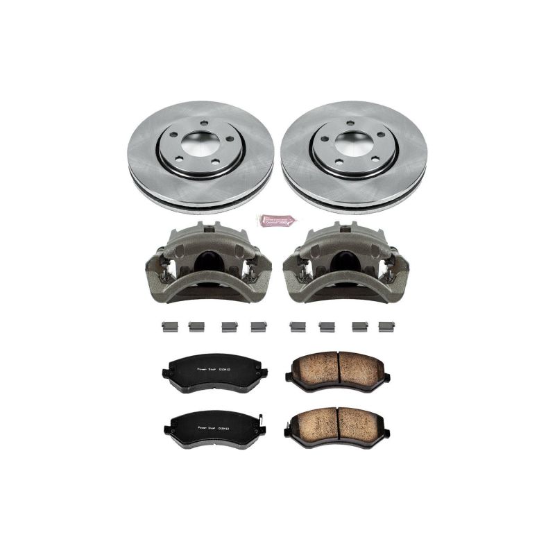 Power Stop 03-07 Chrysler Town and Country Front Autospecialty Brake Kit w/Calipers - KCOE5244
