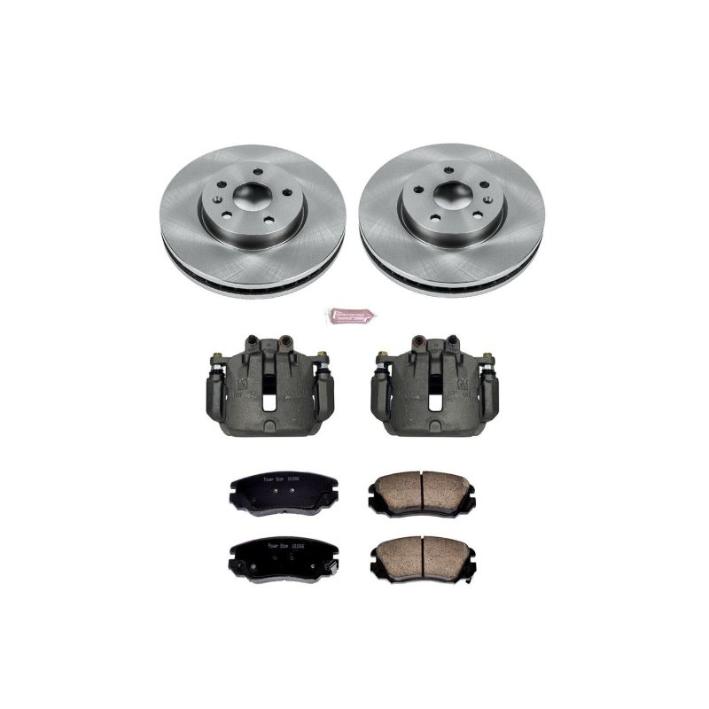 Power Stop 2010 Buick Allure Front Autospecialty Brake Kit w/Calipers - KCOE5334