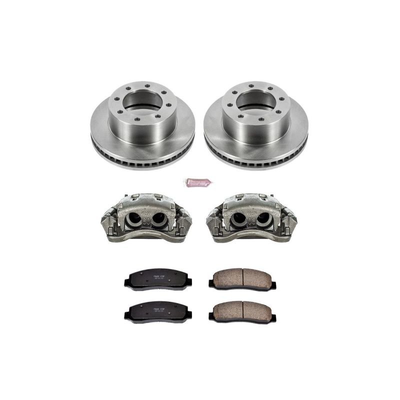 Power Stop 2011 Ford F-350 Super Duty Front Autospecialty Brake Kit w/Calipers - KCOE5412A