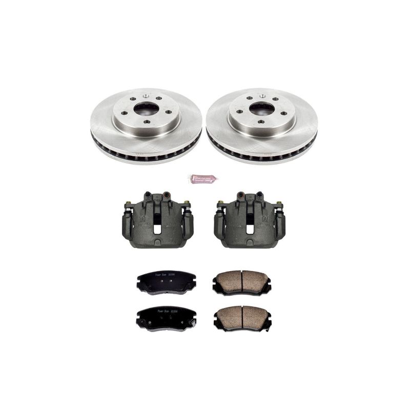 Power Stop 11-16 Buick LaCrosse Front Autospecialty Brake Kit w/Calipers - KCOE5522