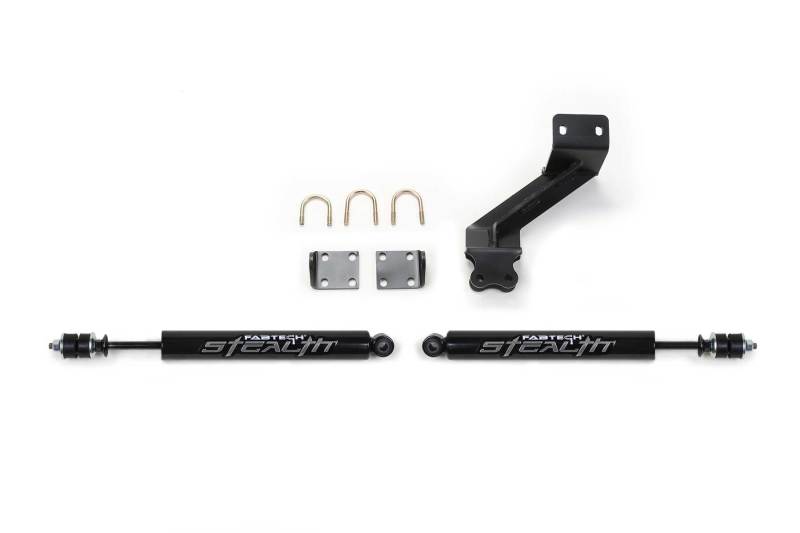 Fabtech 14-18 Ram 2500 & 13-18 Ram 3500 HD Dual Stealth Steering Stabilizer Kit - FTS8047