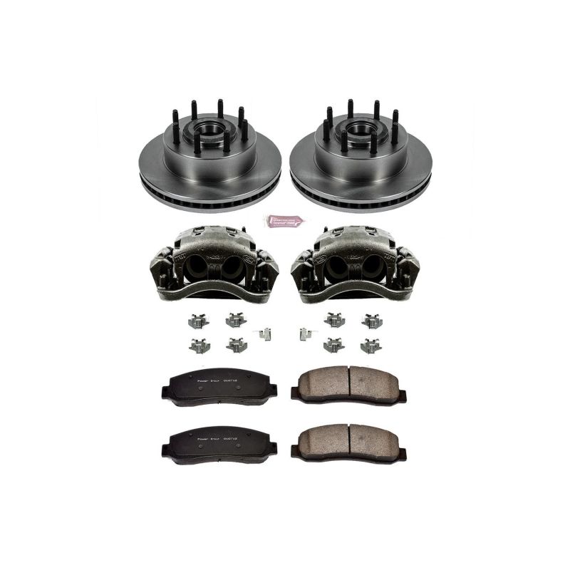 Power Stop 07-08 Ford F-250 Super Duty Front Autospecialty Brake Kit w/Calipers - KCOE5585