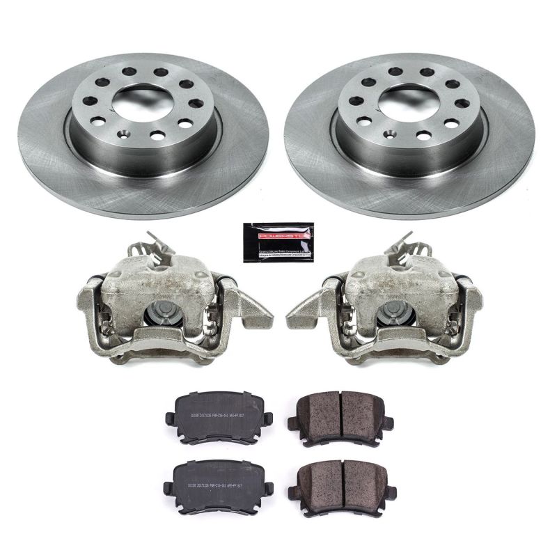 Power Stop 2013 Audi A3 Quattro Rear Autospecialty Brake Kit w/Calipers - KCOE5666