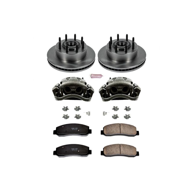 Power Stop 09-11 Ford F-250 Super Duty Front Autospecialty Brake Kit w/Calipers - KCOE5588