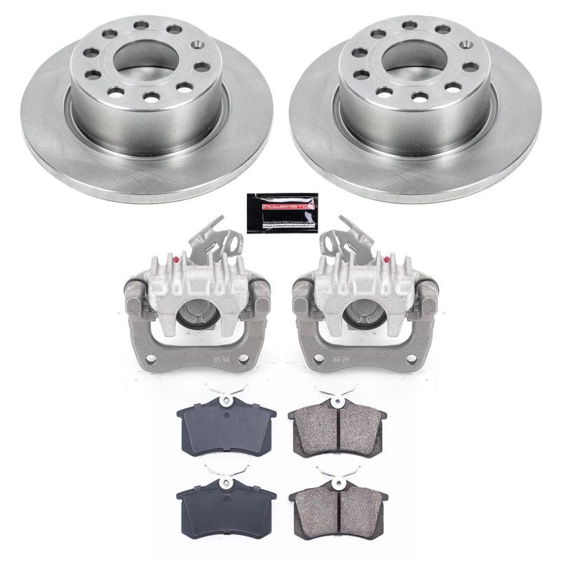 Power Stop 10-13 Audi A3 Rear Autospecialty Brake Kit w/Calipers - KCOE5671