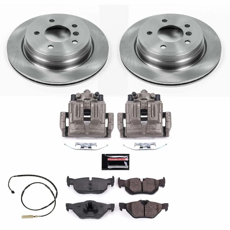 Power Stop 11-13 BMW 328i Rear Autospecialty Brake Kit w/Calipers - KCOE5980