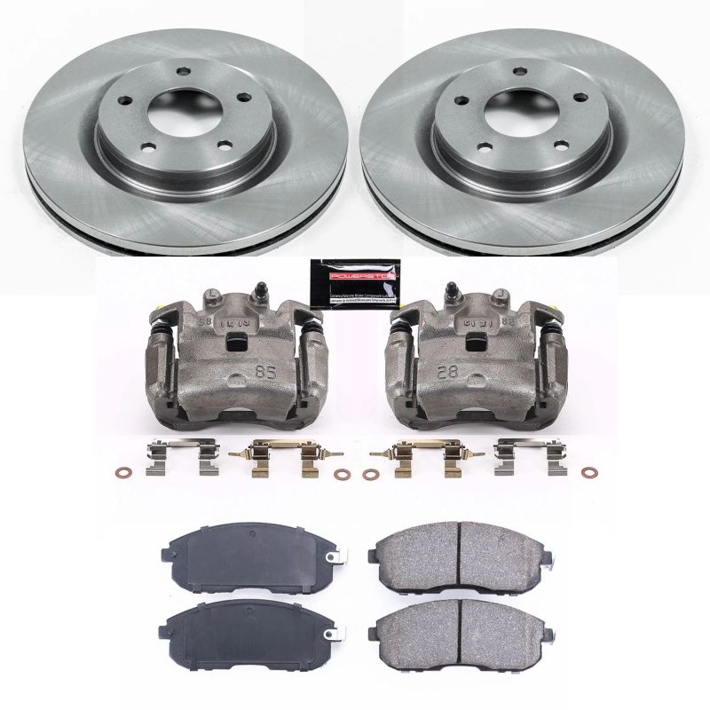 Power Stop 11-17 Nissan Juke Front Autospecialty Brake Kit w/Calipers - KCOE6094