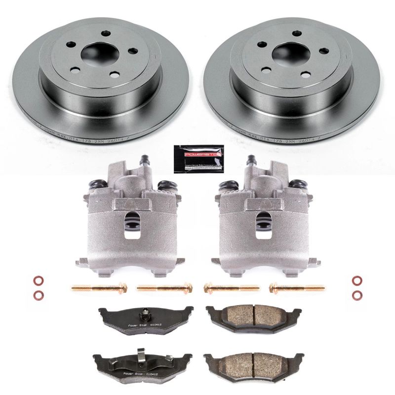 Power Stop 00-05 Dodge Neon Rear Autospecialty Brake Kit w/Calipers - KCOE6266C