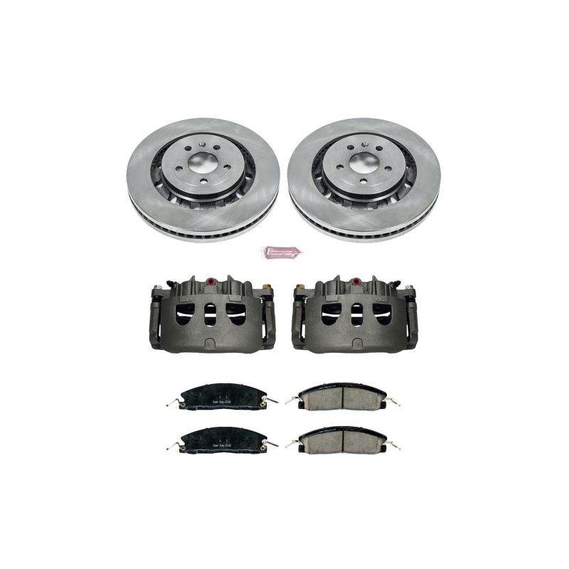 Power Stop 13-19 Ford Explorer Front Autospecialty Brake Kit w/Calipers - KCOE6374