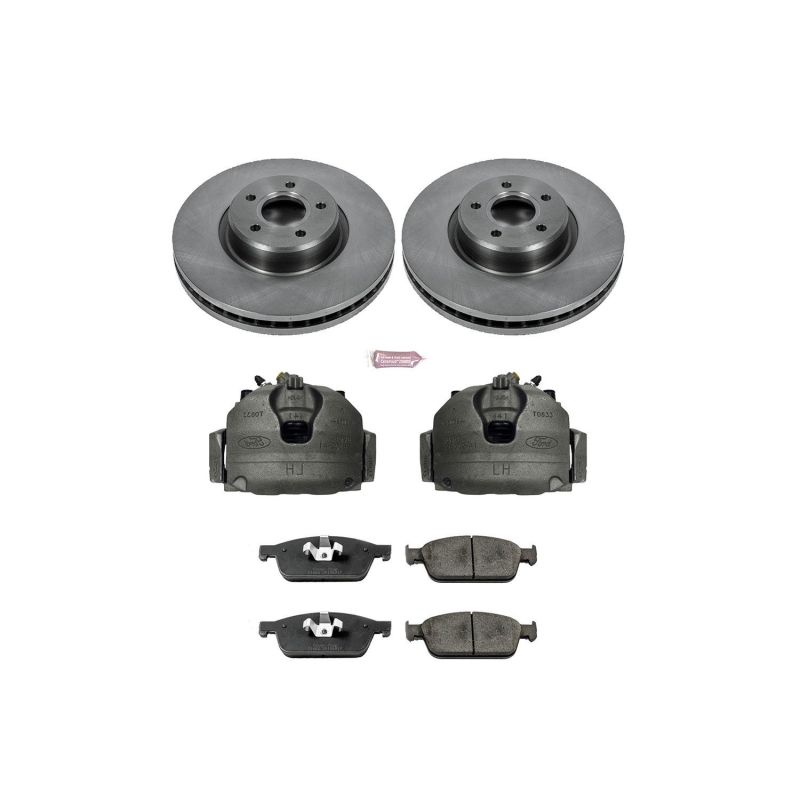 Power Stop 13-14 Ford Focus Front Autospecialty Brake Kit w/Calipers - KCOE6479
