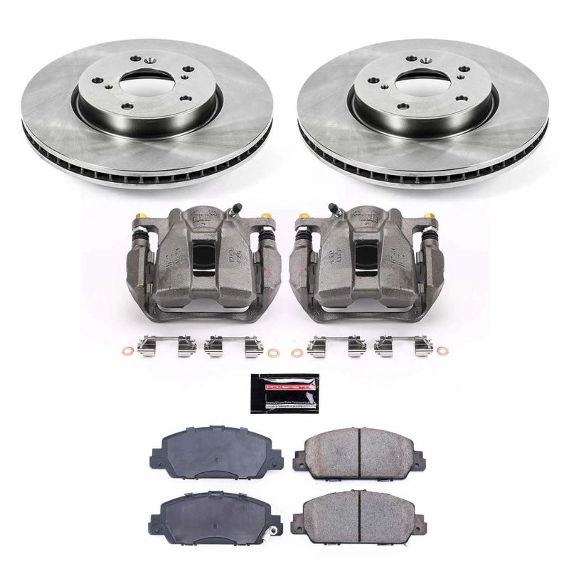 Power Stop 13-18 Honda Accord Front Autospecialty Brake Kit w/Calipers - KCOE6515A