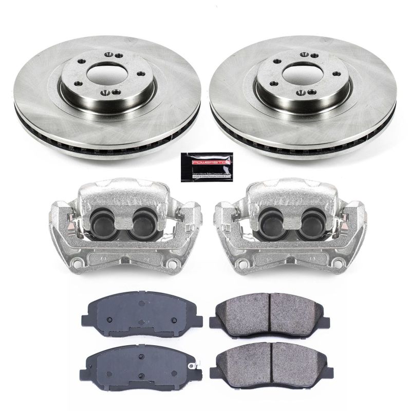 Power Stop 13-16 Hyundai Santa Fe Front Autospecialty Brake Kit w/Calipers - KCOE6951