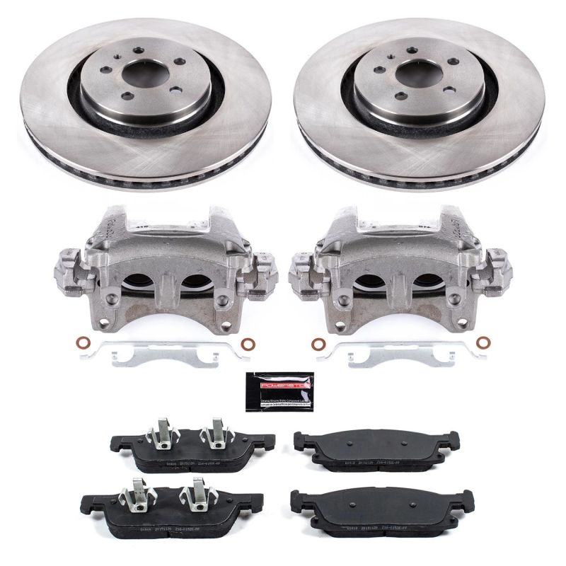 Power Stop 15-19 Ford Edge Front Autospecialty Brake Kit w/Calipers - KCOE7143