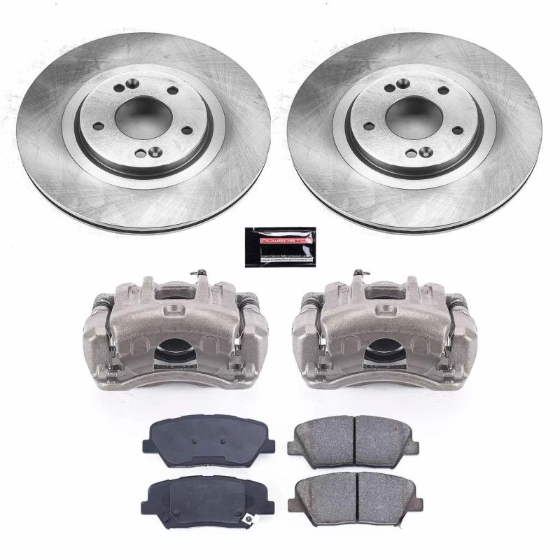 Power Stop 13-18 Hyundai Santa Fe Sport Front Autospecialty Brake Kit w/Calipers - KCOE7064