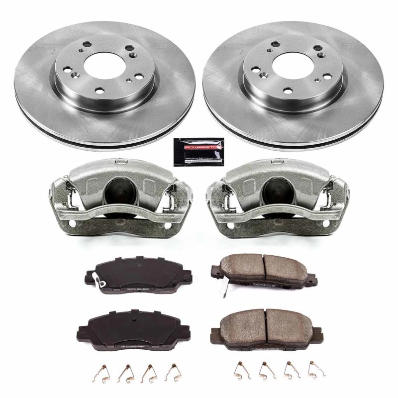 Power Stop 16-17 Honda Accord Front Autospecialty Brake Kit w/Calipers - KCOE7345