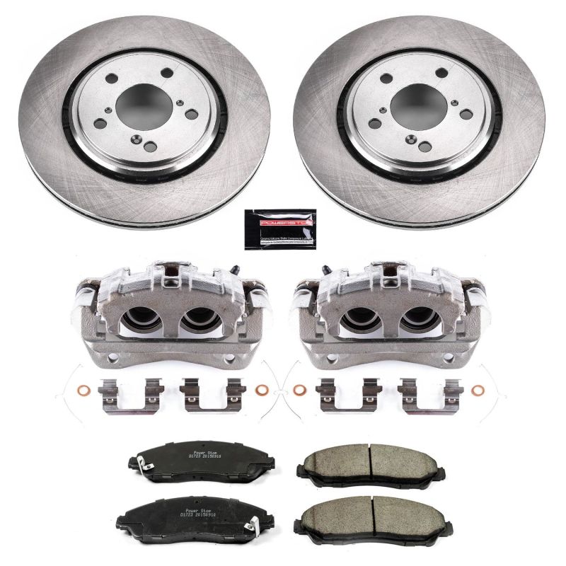 Power Stop 17-19 Acura MDX Front Autospecialty Brake Kit w/Calipers - KCOE7352