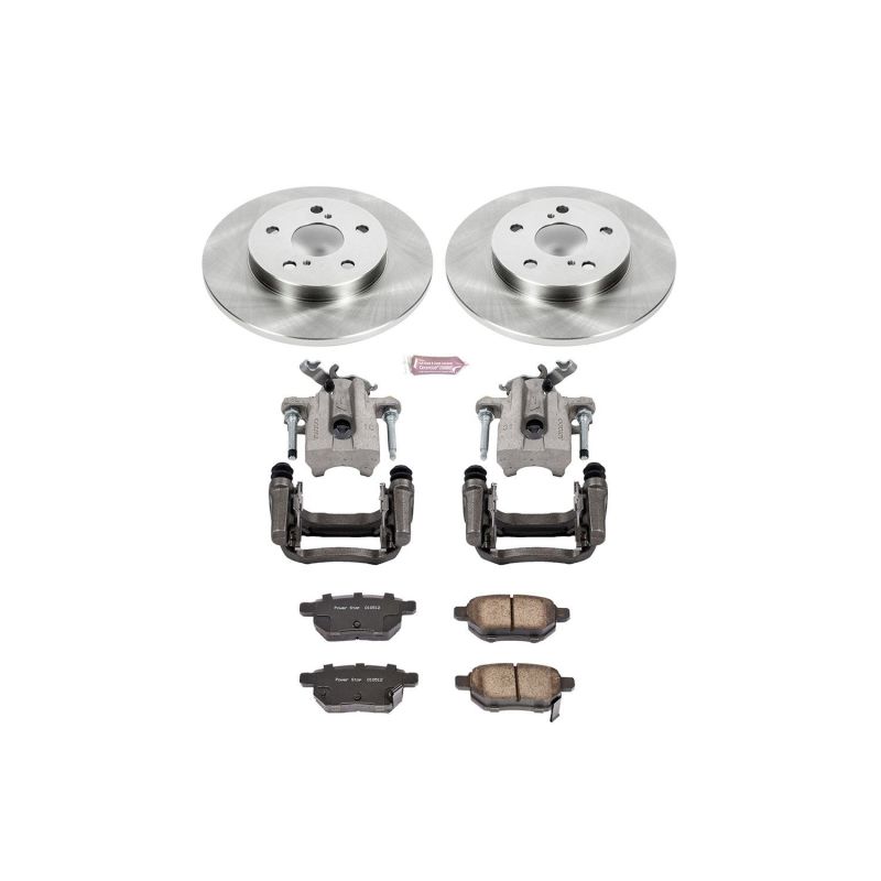 Power Stop 2016 Scion iM Rear Autospecialty Brake Kit w/Calipers - KCOE7753