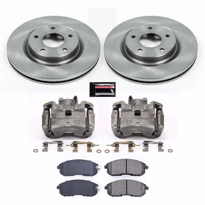 Power Stop 2019 Nissan Sentra Front Autospecialty Brake Kit w/Calipers - KCOE8327