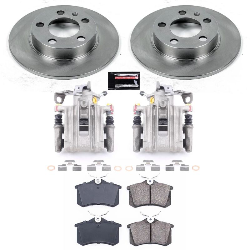 Power Stop 98-99 Volkswagen Beetle Rear Autospecialty Brake Kit w/Calipers - KCOE847A