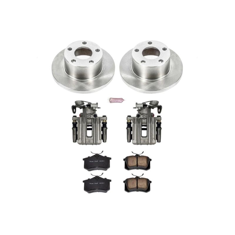 Power Stop 98-01 Audi A6 Quattro Rear Autospecialty Brake Kit w/Calipers - KCOE849