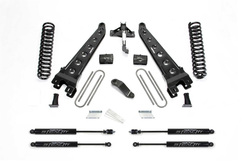 Fabtech 19-20 Ford F450/F550 4WD Diesel 6in Rad Arm Sys w/Coils & Stealth - K2335M