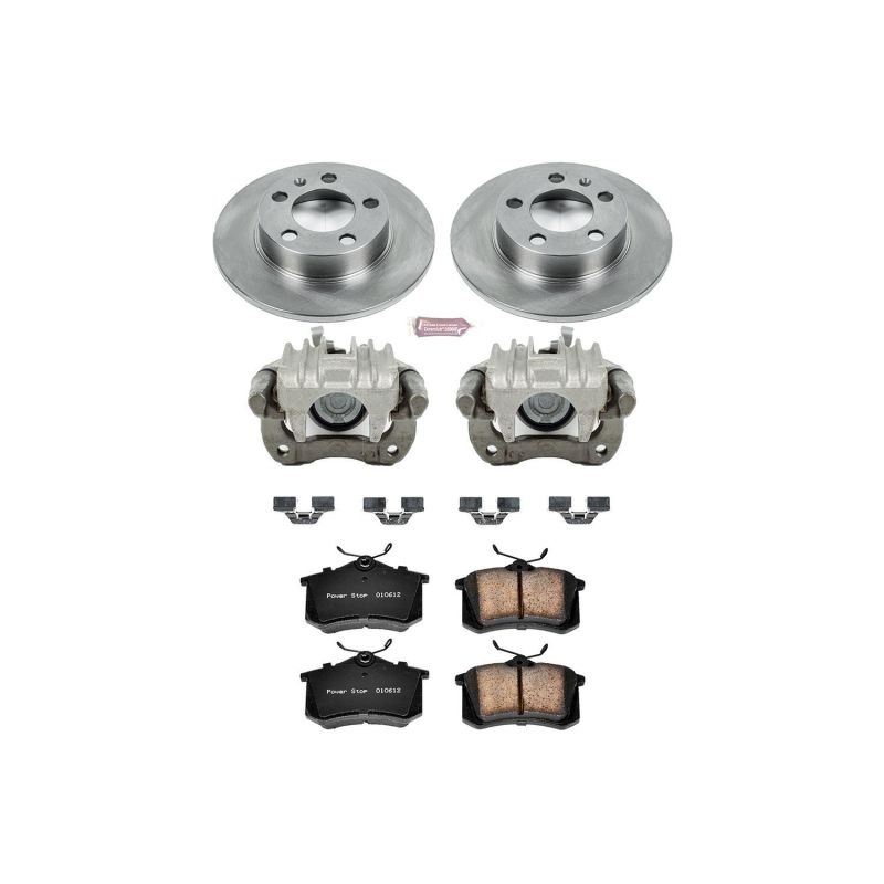 Power Stop 98-10 Volkswagen Beetle Rear Autospecialty Brake Kit w/Calipers - KCOE847