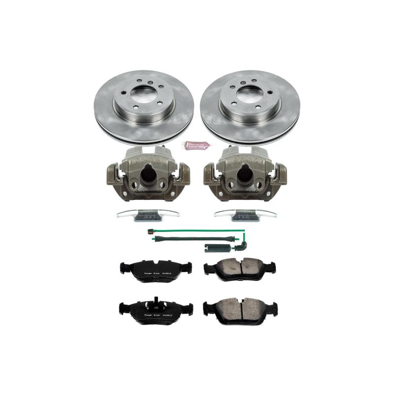 Power Stop 01-05 BMW 325xi Front Autospecialty Brake Kit w/Calipers - KCOE868