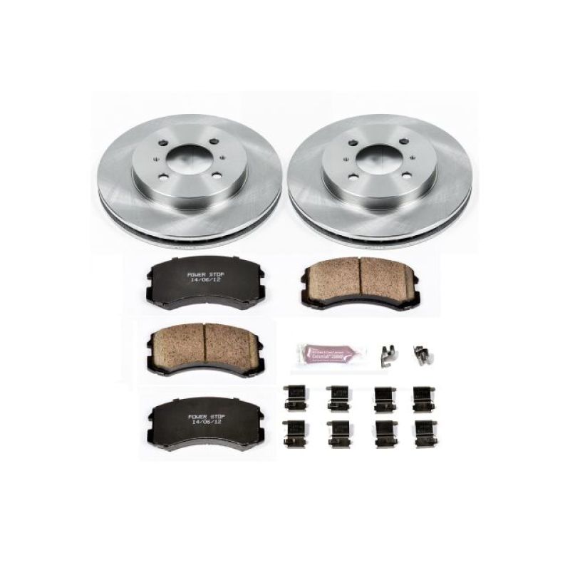 Power Stop 02-07 Mitsubishi Lancer Front Autospecialty Brake Kit - KOE1215