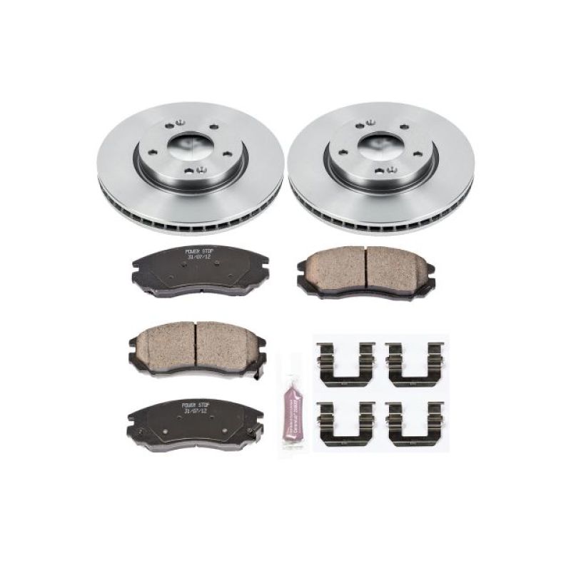 Power Stop 04-06 Hyundai Tiburon Front Autospecialty Brake Kit - KOE163