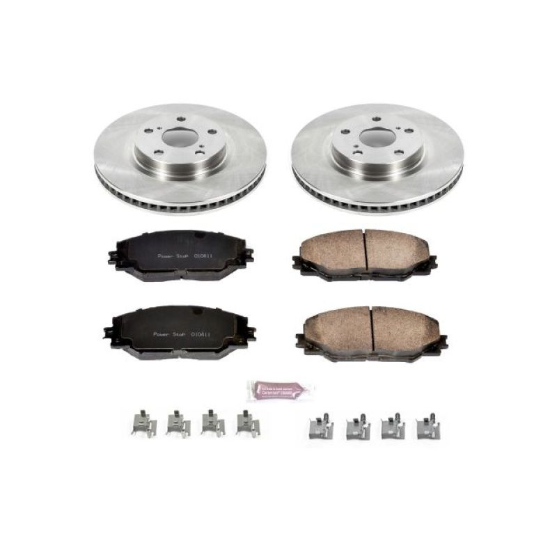 Power Stop 09-10 Pontiac Vibe Front Autospecialty Brake Kit - KOE3054