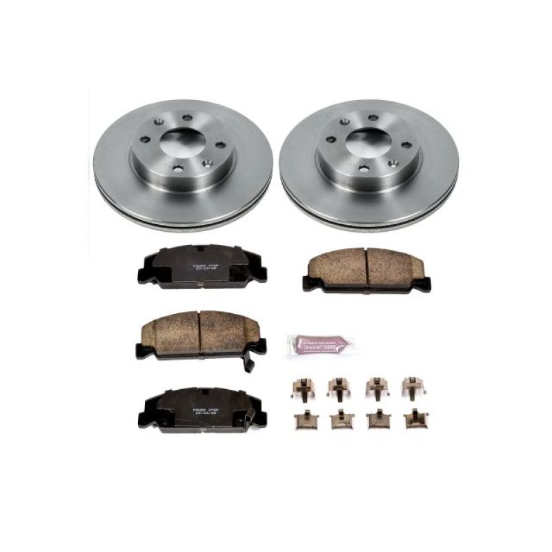 Power Stop 88-89 Honda CRX Front Autospecialty Brake Kit - KOE398