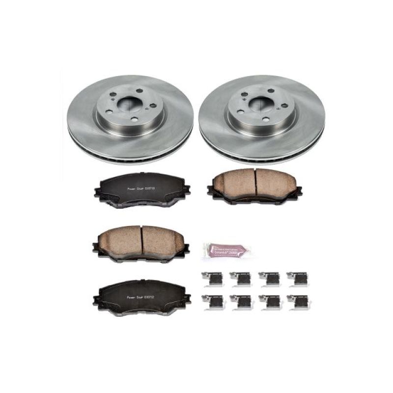 Power Stop 09-10 Pontiac Vibe Front Autospecialty Brake Kit - KOE4669