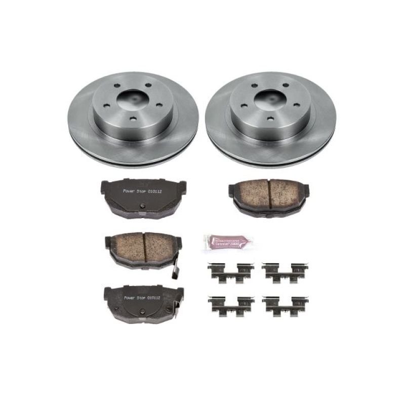 Power Stop 86-89 Nissan 300ZX Rear Autospecialty Brake Kit - KOE4778