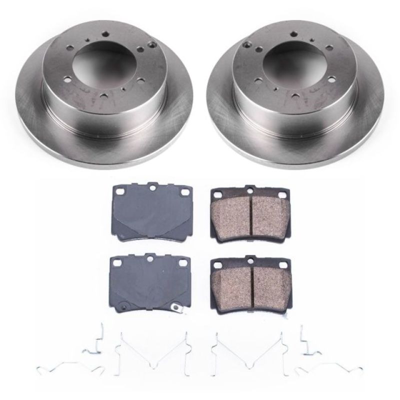 Power Stop 97-04 Mitsubishi Montero Sport Rear Autospecialty Brake Kit - KOE5160