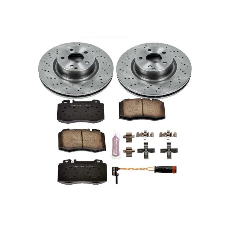 Power Stop 00-03 Mercedes-Benz CL500 Front Autospecialty Brake Kit - KOE5235