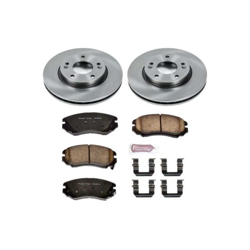Power Stop 07-10 Hyundai Elantra Front Autospecialty Brake Kit - KOE5291