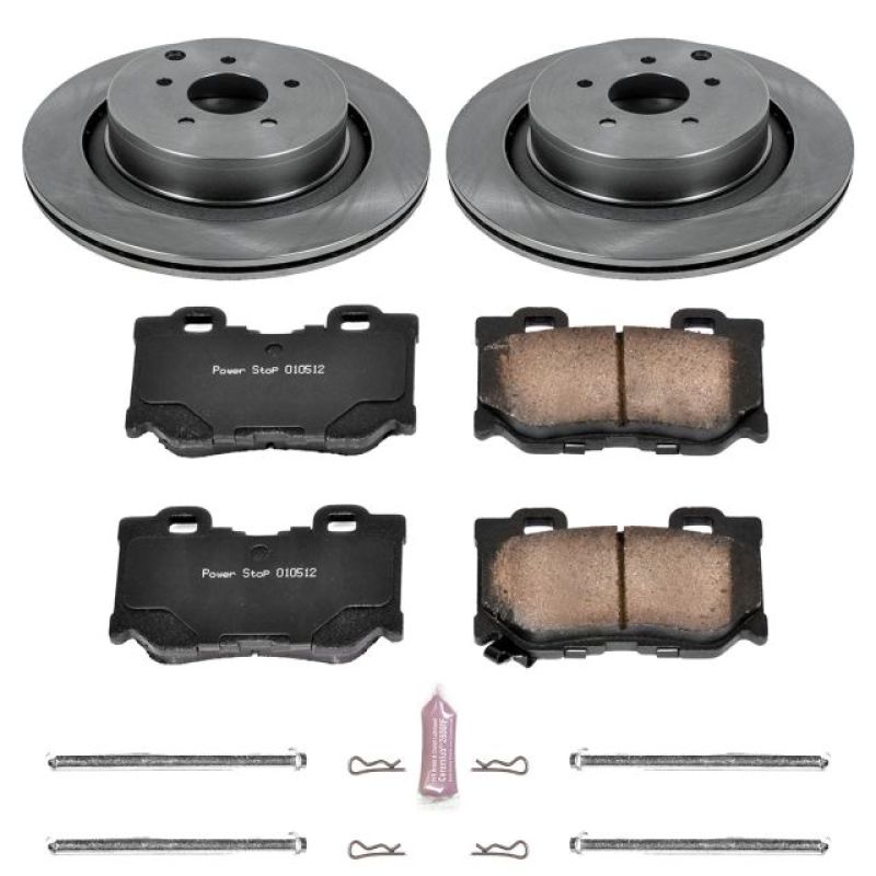 Power Stop 09-13 Infiniti FX50 Rear Autospecialty Brake Kit - KOE5861