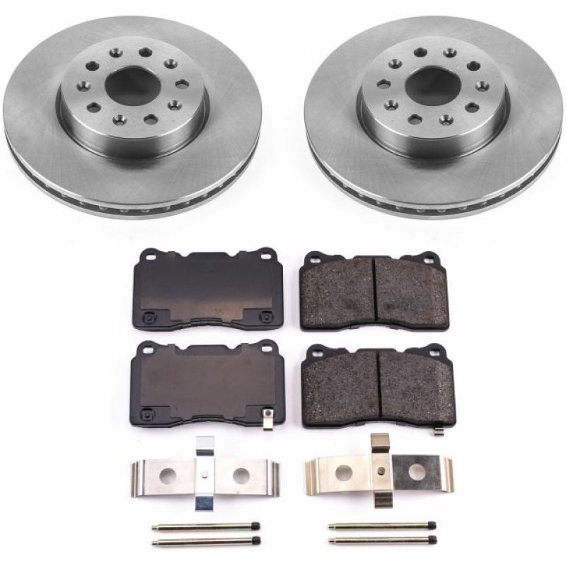 Power Stop 14-18 Cadillac CTS Front Autospecialty Brake Kit - KOE7001