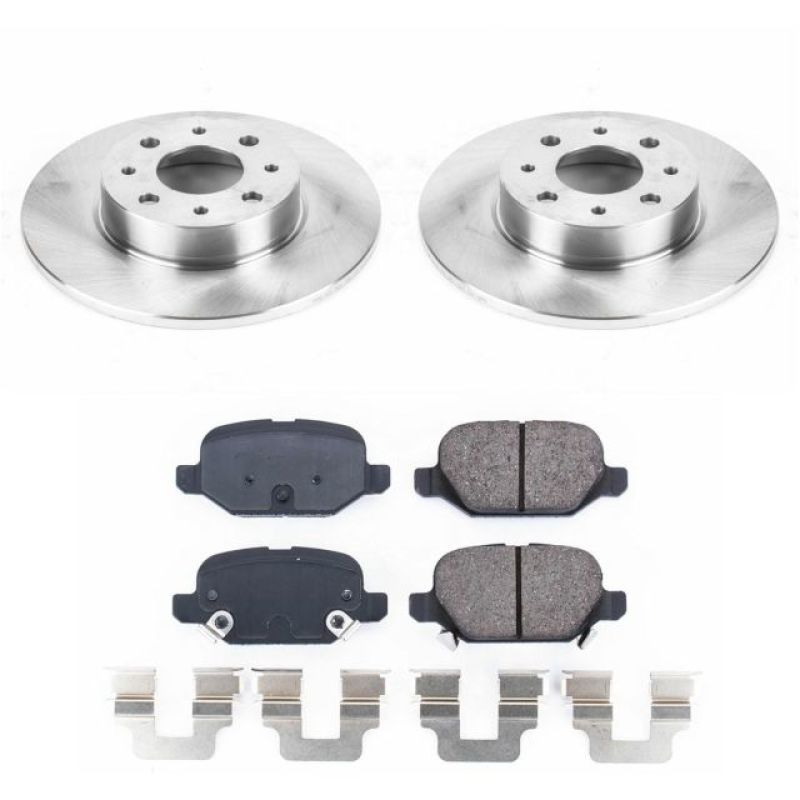 Power Stop 13-18 Fiat 500 Rear Autospecialty Brake Kit - KOE7169