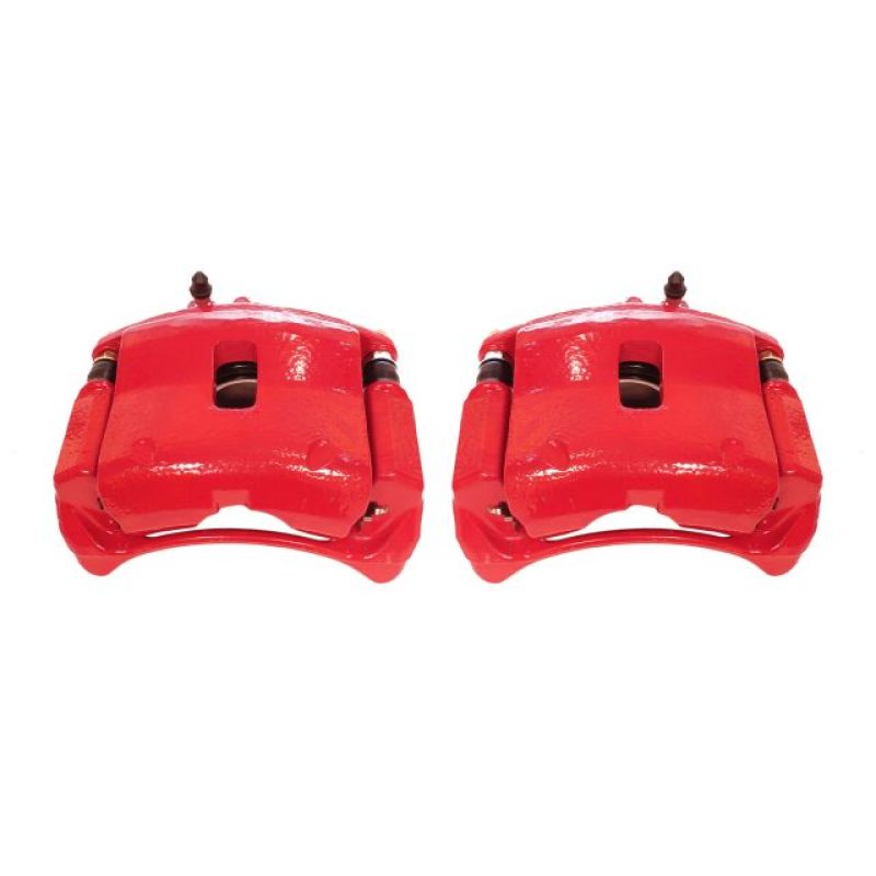 Power Stop 01-02 Acura MDX Front Red Calipers w/Brackets - Pair - S2644