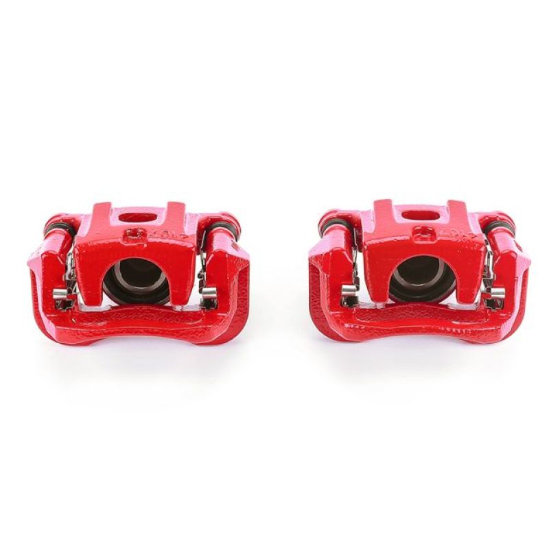 Power Stop 04-06 Lexus RX330 Rear Red Calipers w/Brackets - Pair - S2782
