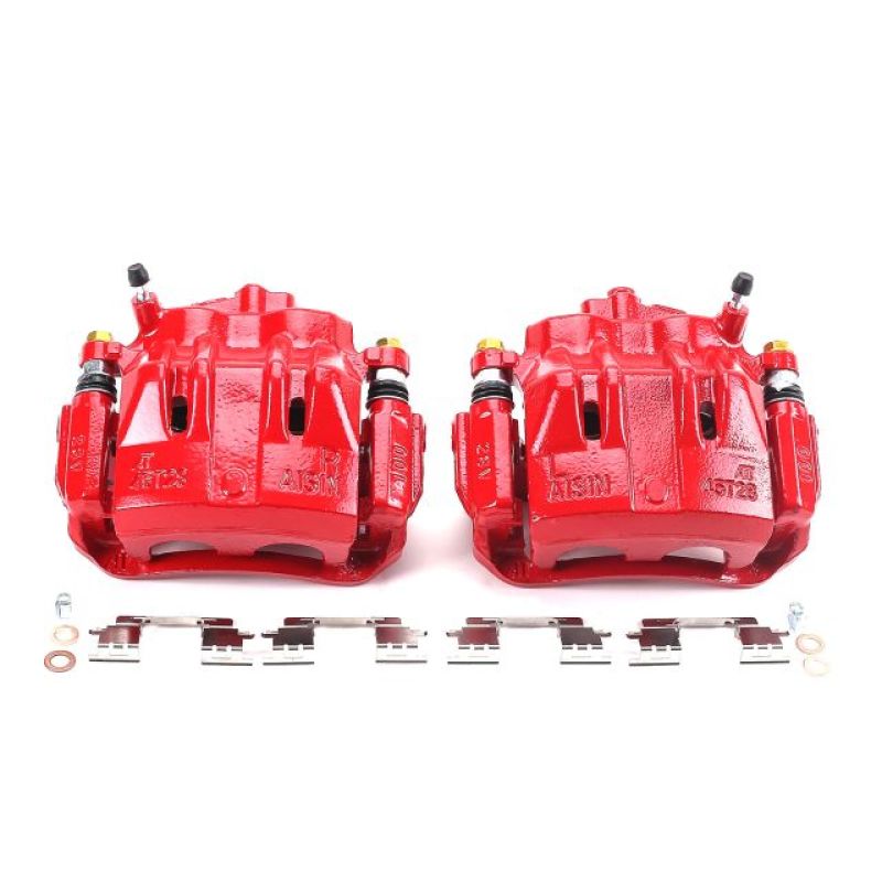 Power Stop 02-03 Lexus ES300 Front Red Calipers w/Brackets - Pair - S2830