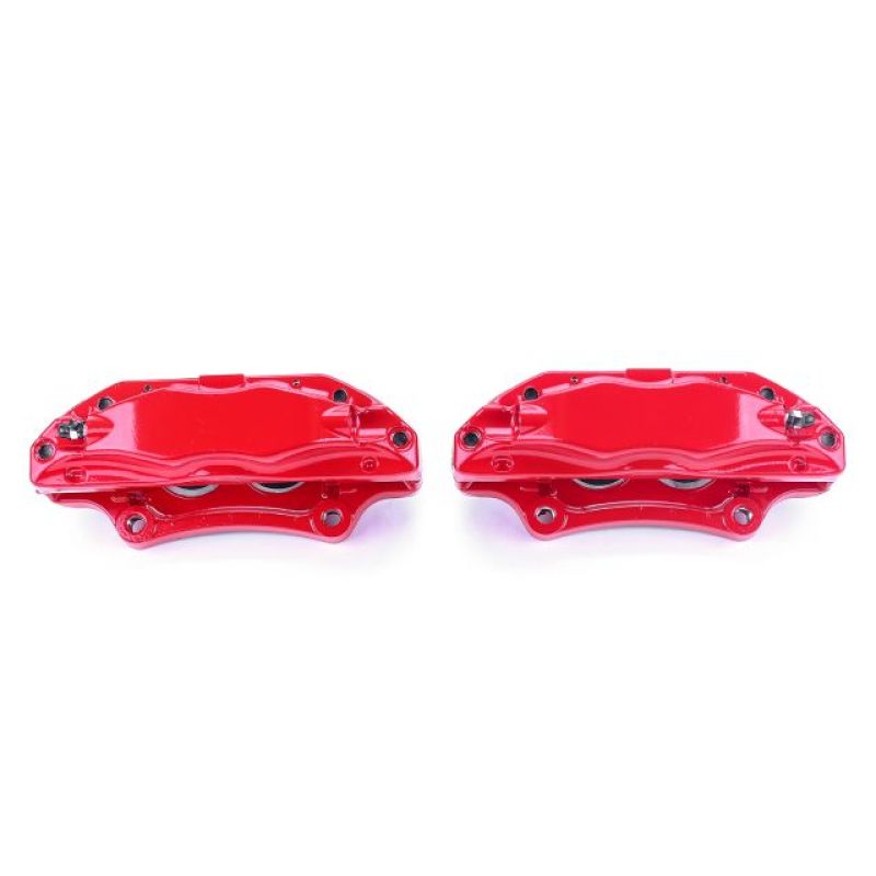 Power Stop 04-08 Acura TL Front Red Calipers w/o Brackets - Pair - S2892