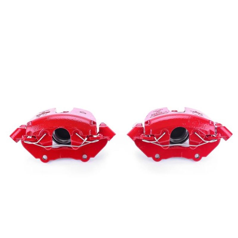 Power Stop 2004 Mazda 3 Front Red Calipers w/Brackets - Pair - S2942A