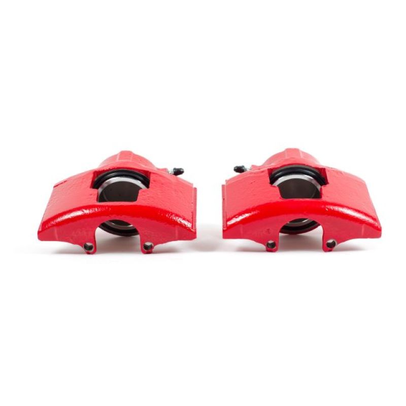 Power Stop 90-00 Chevrolet C3500 Front Red Calipers w/o Brackets - Pair - S4347