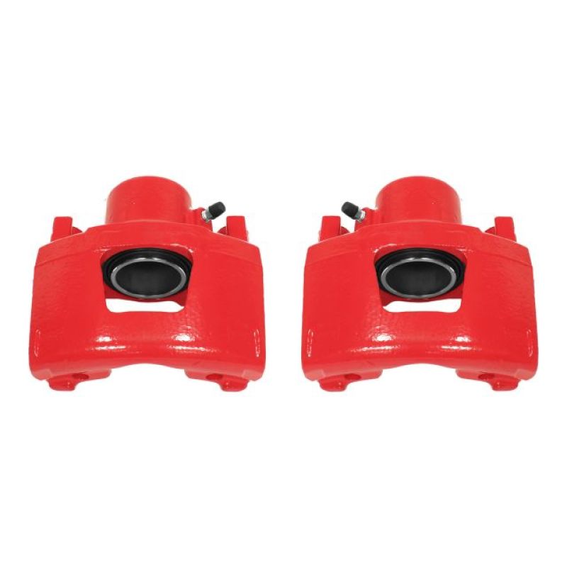 Power Stop 92-93 Buick LeSabre Front Red Calipers w/o Brackets - Pair - S4354